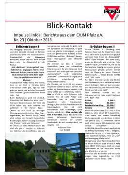 Blick-Kontakte Nr. 23