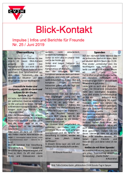 Blick-Kontakt Nr. 25