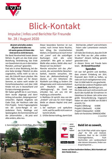 Blick-Kontakt Nr. 28